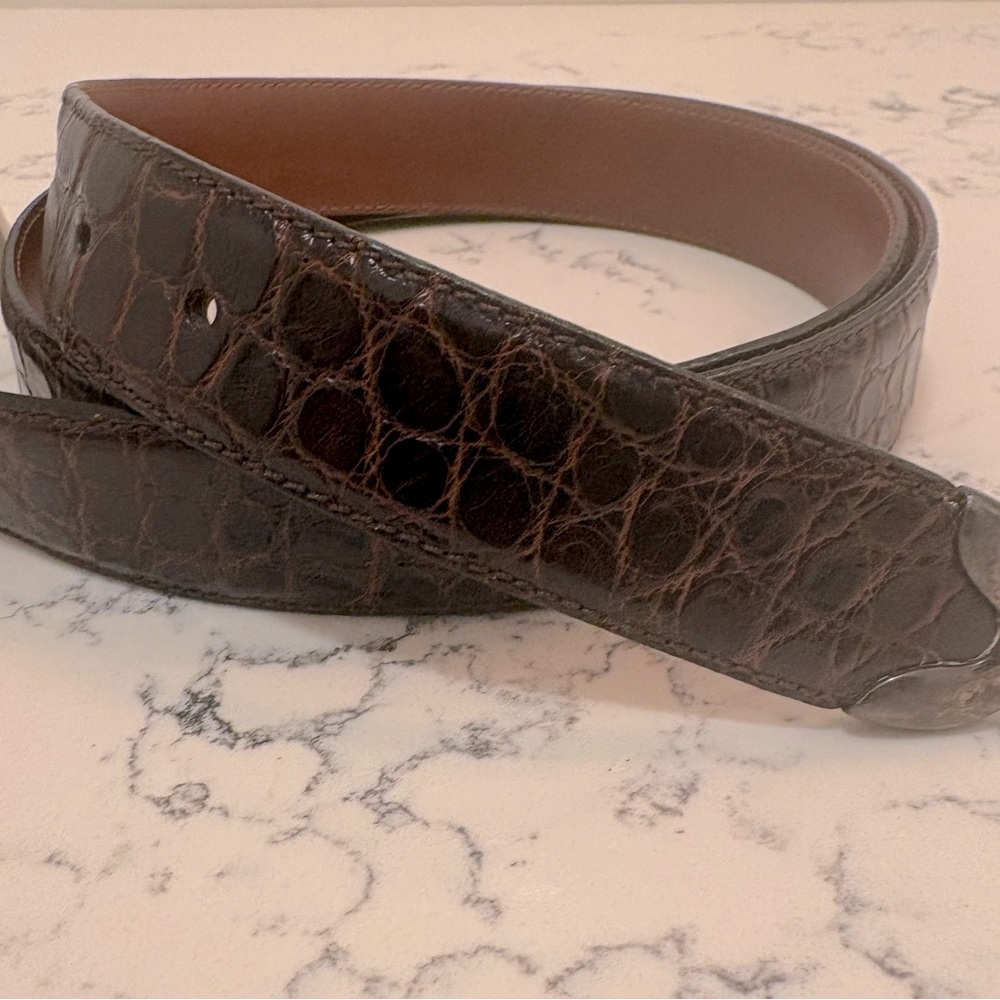 Polo Ralph Lauren, Purple Label, Alligator Belt